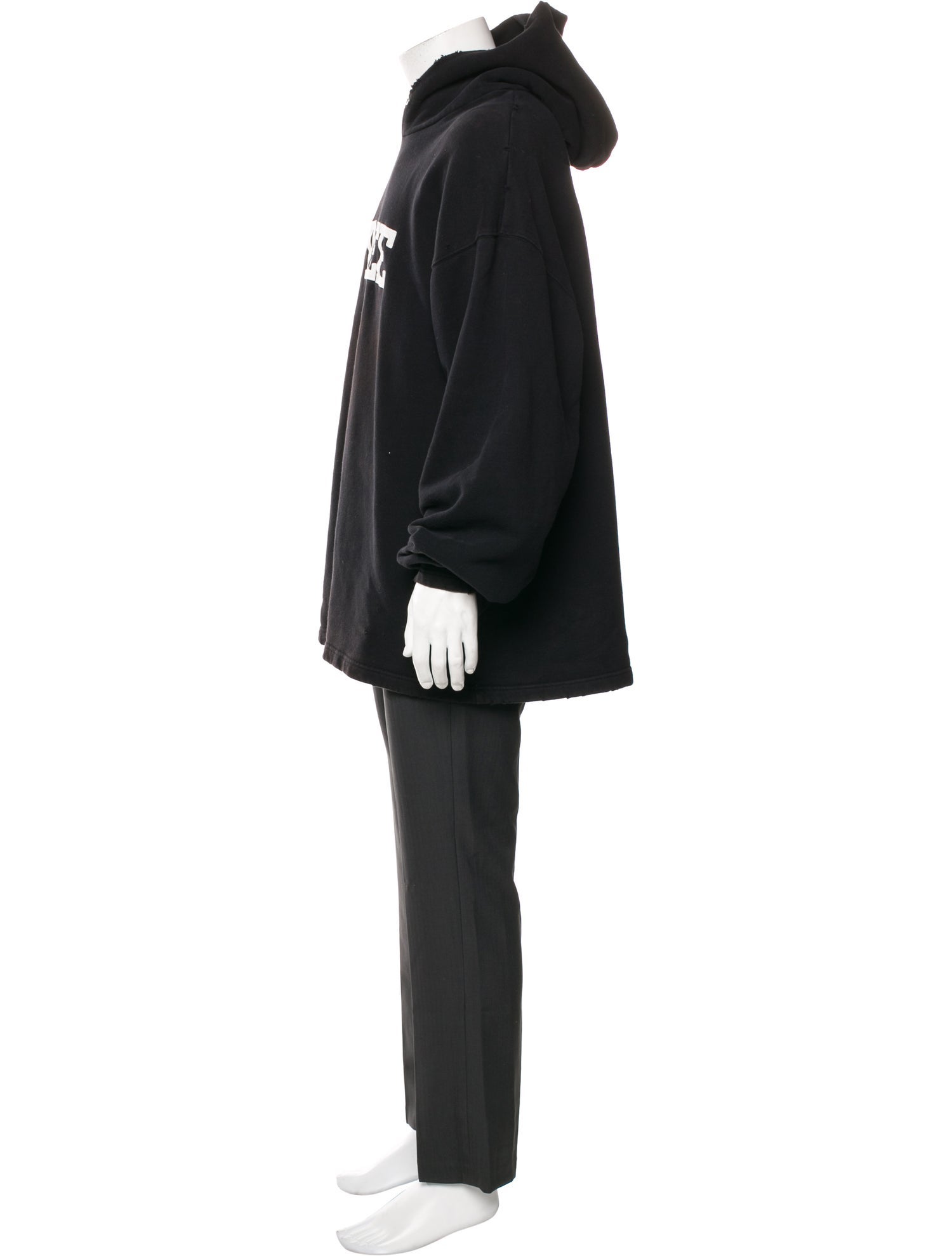 Balenciaga 2021 Signature Logo Hoodie